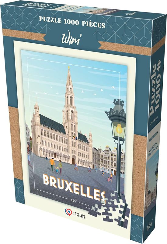 Puzzel - Wim' Affiche: Bruxelles (1000 pcs)