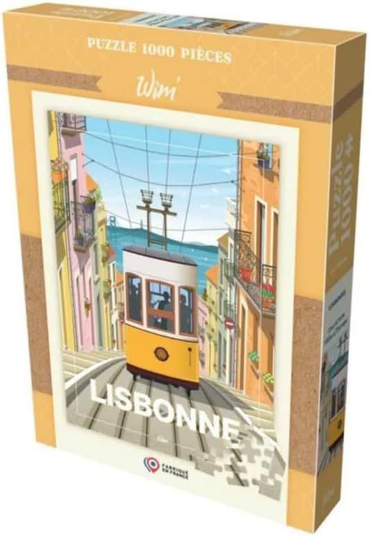 Puzzel - Wim' Affiche: Lisbonne (1000 pcs)
