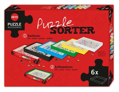 Heye Puzzel Sorteerder Set (6 doosjes)