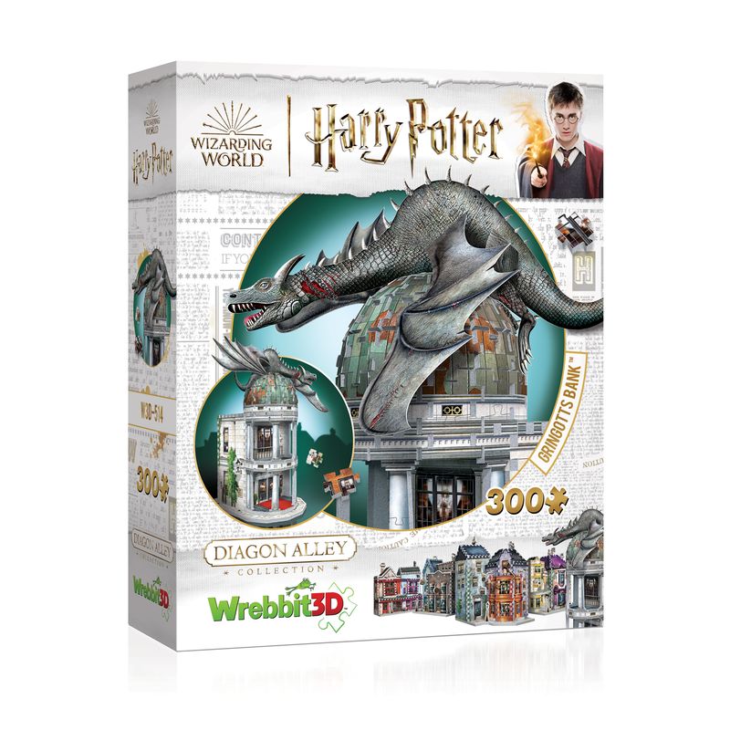 3D Puzzel - Harry Potter Gringotts Bank (300 pcs)