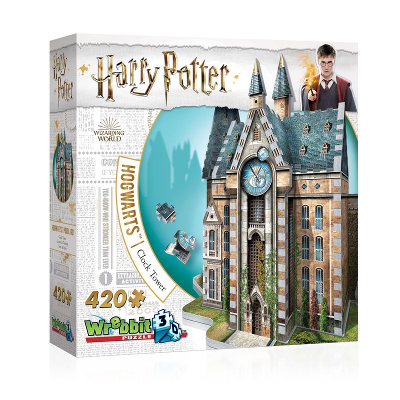 3D Puzzel - Harry Potter Hogwarts Clock Tower (420 pcs)