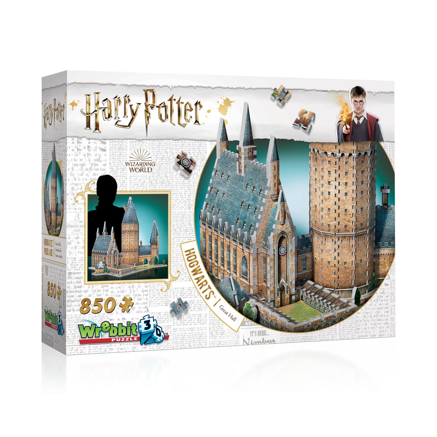 3D Puzzel - Harry Potter Hogwarts Great Hall (850 pcs)