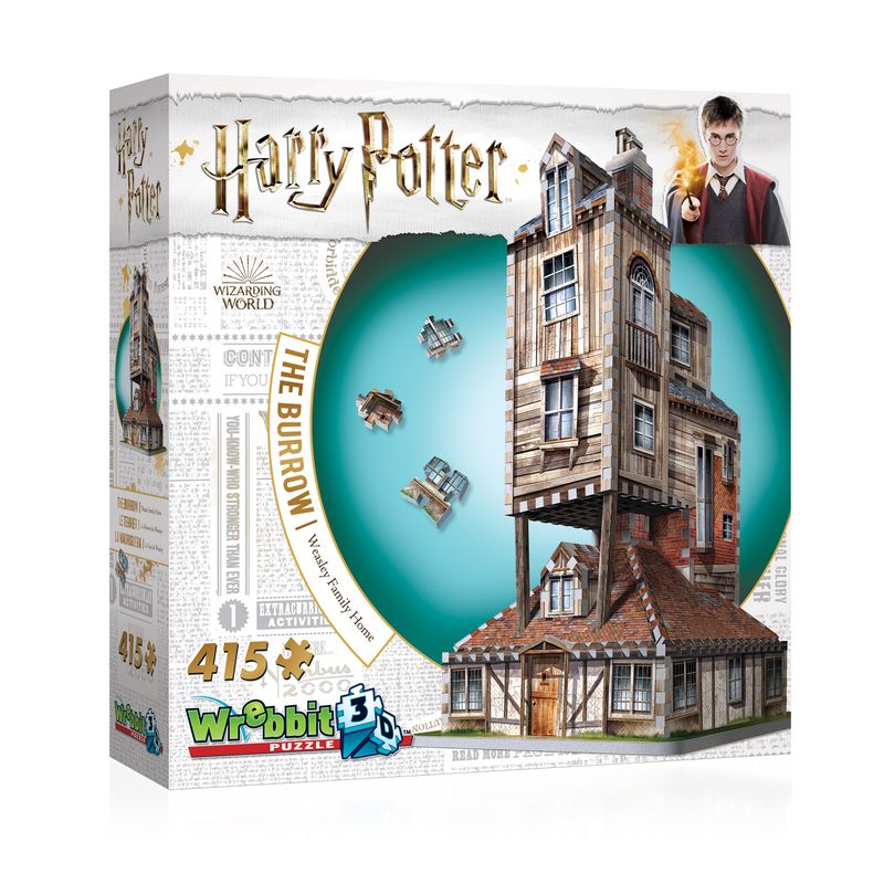 3D Puzzel - Harry Potter The Burrow (415 pcs)