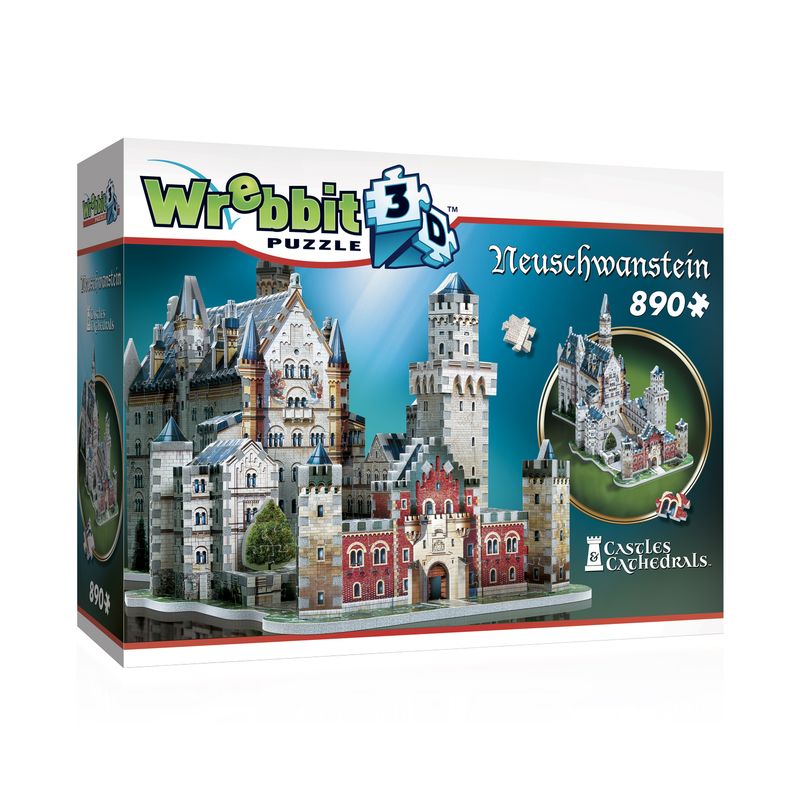 3D Puzzel - Neuschwanstein (890 pcs)