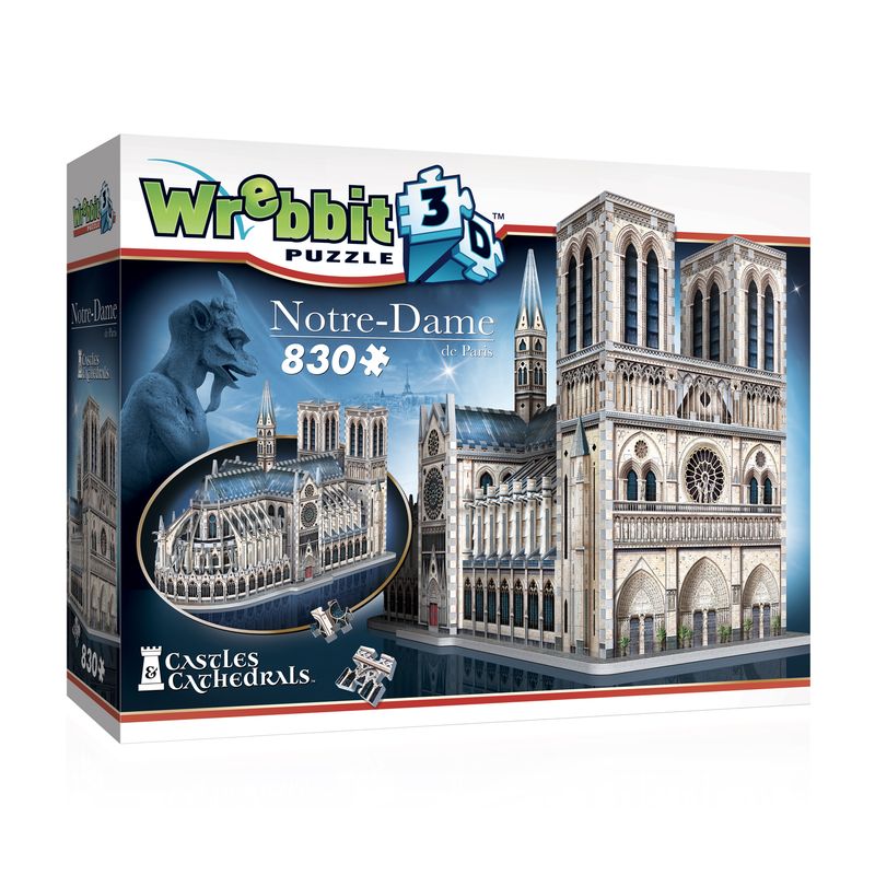 3D Puzzel - Notre Dame (830 pcs)