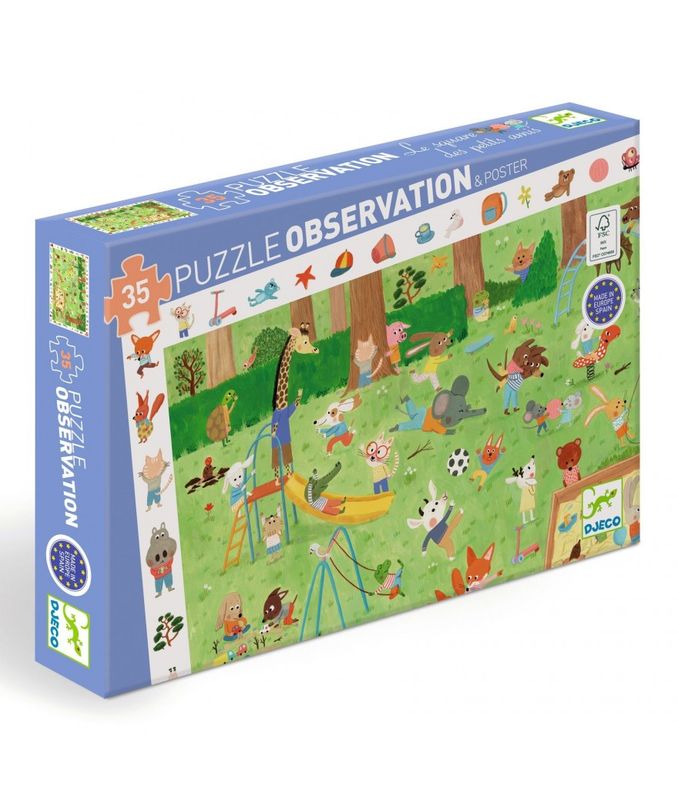 Observatiepuzzel - De Kleine Vriendjestuin (35 pcs)