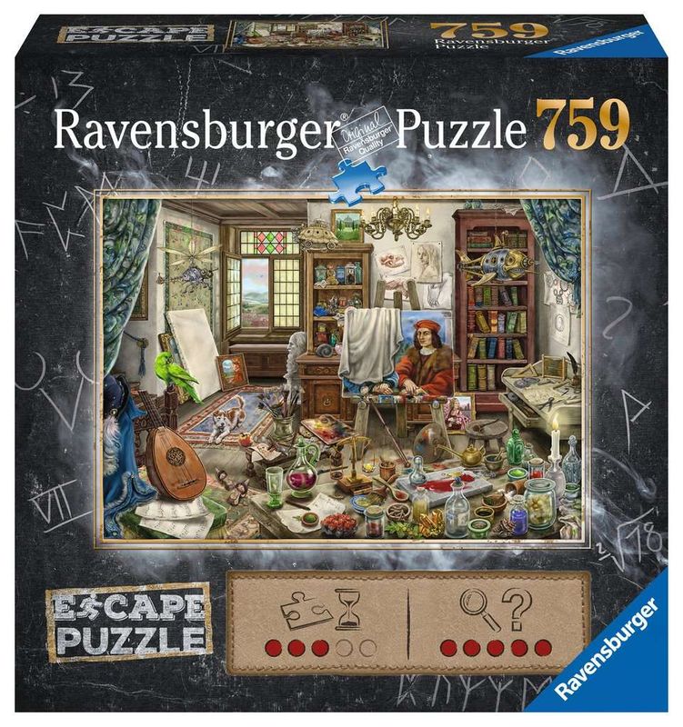 Escape Puzzel - Kunstenaarsatelier (759 pcs)