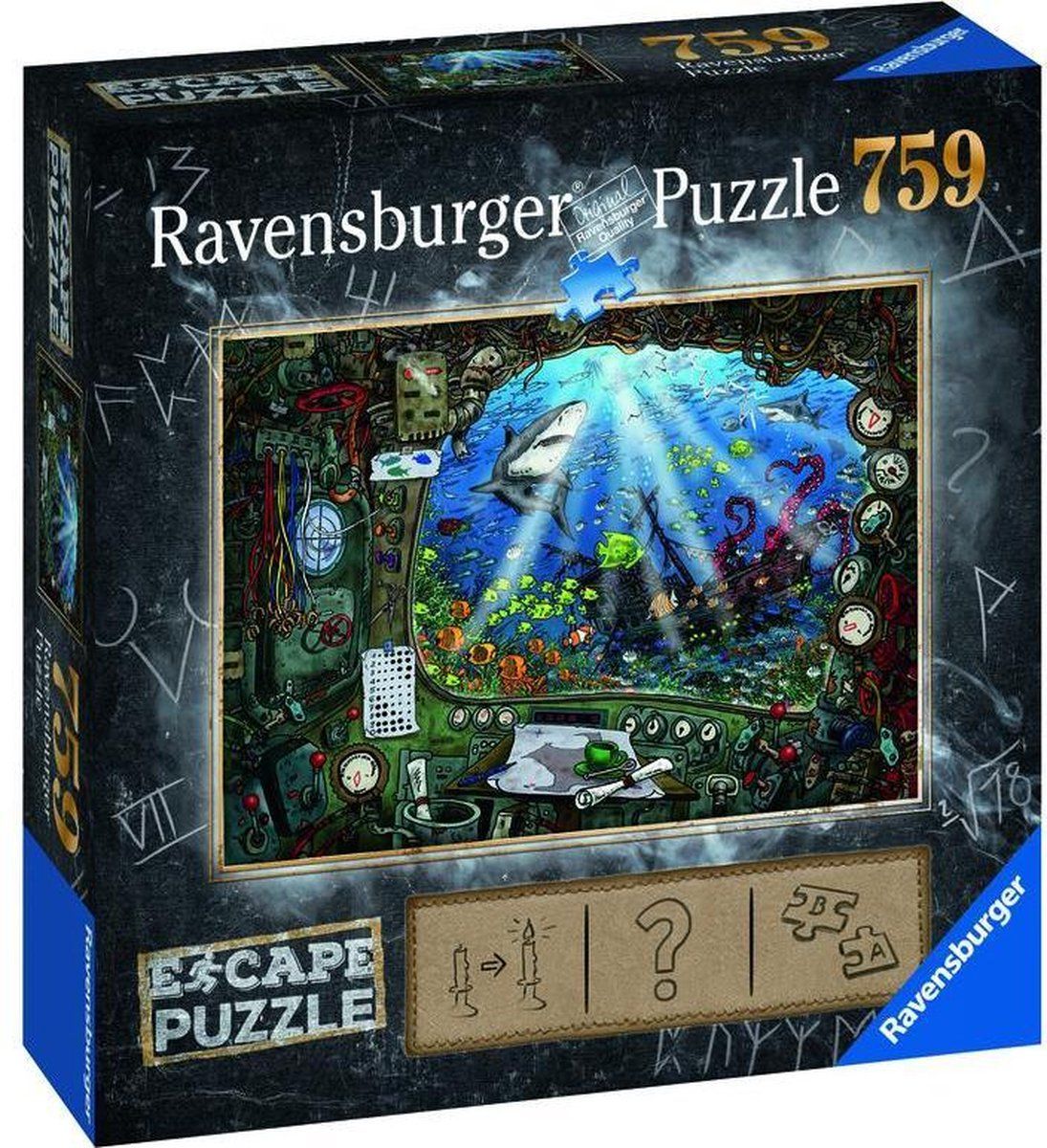 Escape Puzzel - in de onderzeeër (759 pcs)