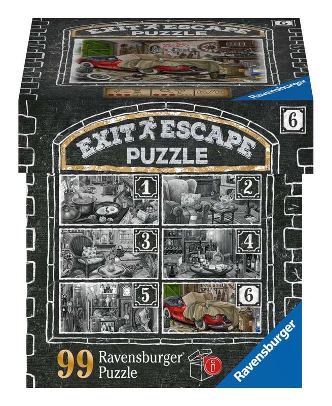 Escape Puzzel - Het Spookachtige Herenhuis: #6 De Garage (99 pcs)