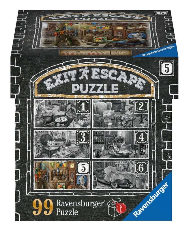 Escape Puzzel - Het Spookachtige Herenhuis: #5 De Zolder (99 pcs)