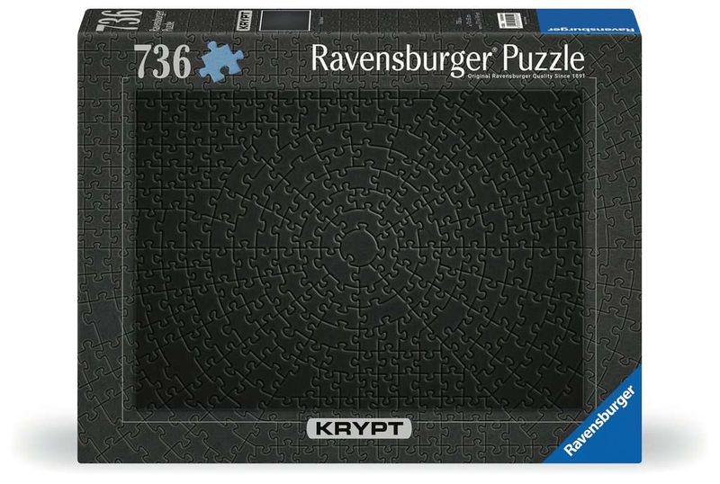 Puzzel - Krypt: Black (736 pcs)