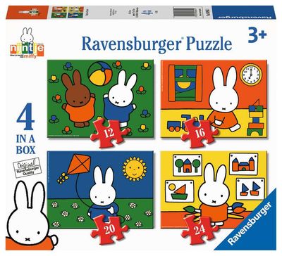Puzzel - Nijntje 12+16+20+24 stukjes