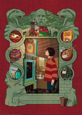 Puzzel - Harry Potter: bij de familie Wemel (1000 pcs)