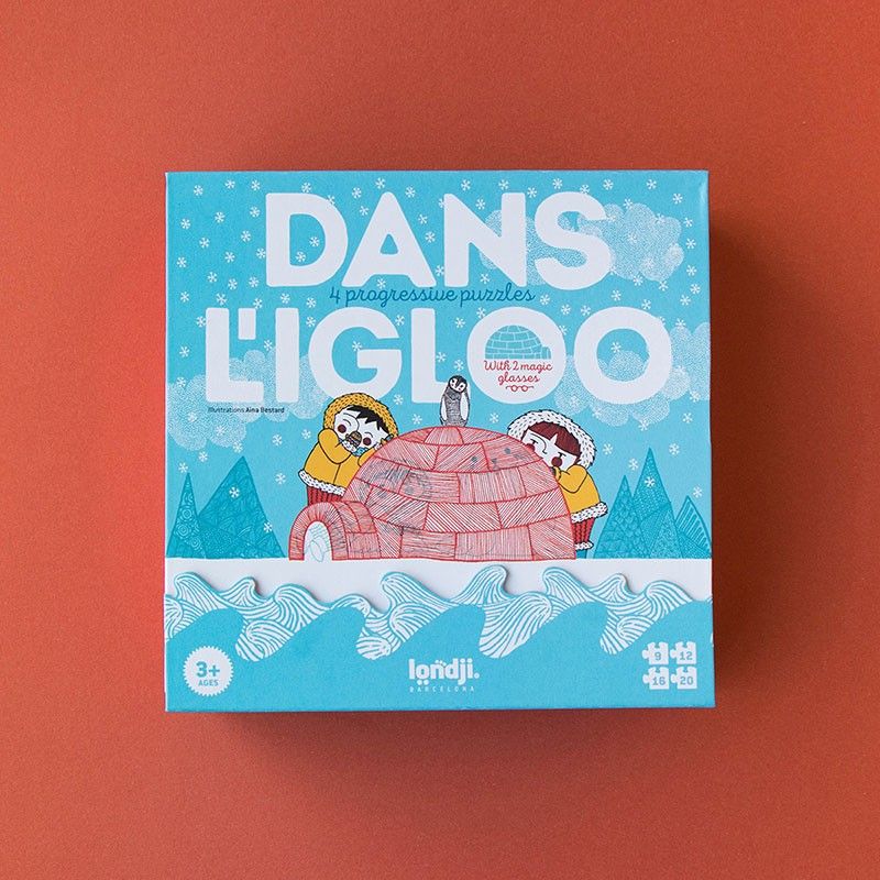 Puzzel - Dans l'Igloo (9-12-16-20 pcs)