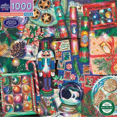Puzzel - Christmas Decoration (1000 pcs) Puzzel - Christmas Decoration (1000 pcs)