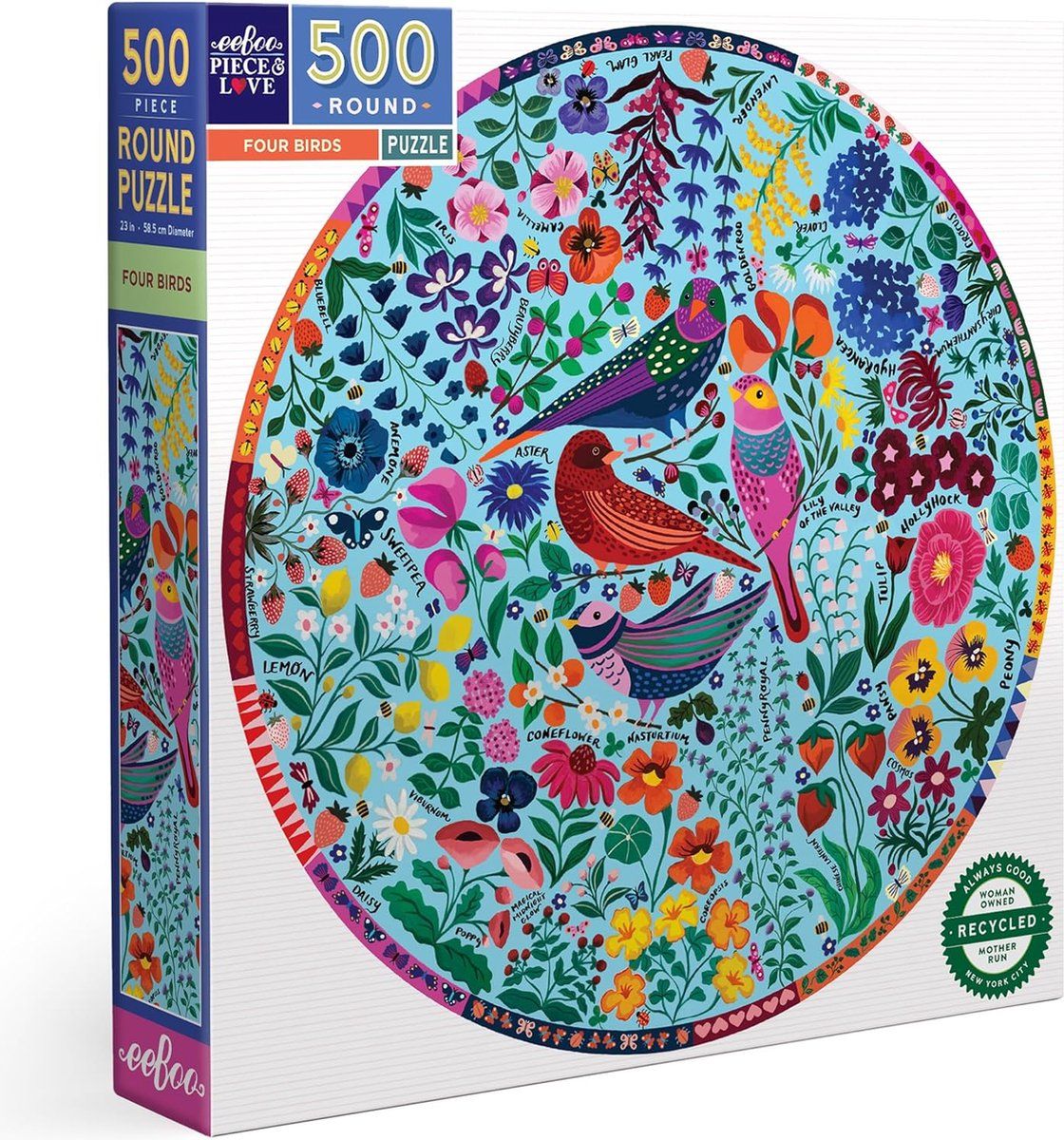 Puzzel - Four Birds (500 pcs)