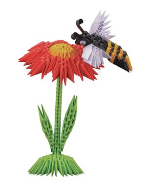 Creagami Bij met bloem (small)