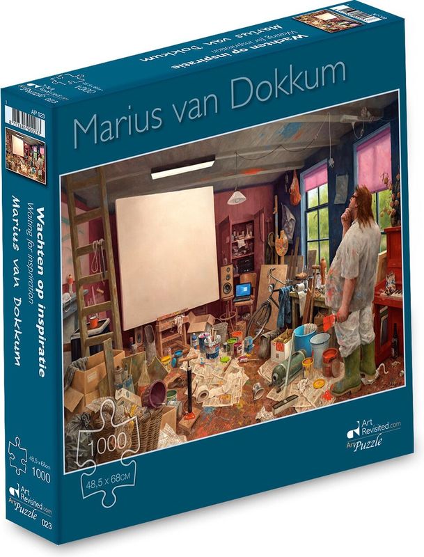 Puzzel - Marius van Dokkum: Wachten op Inspiratie (1000 pcs) Puzzel - Marius van Dokkum: Wachten op Inspiratie (1000 pcs)