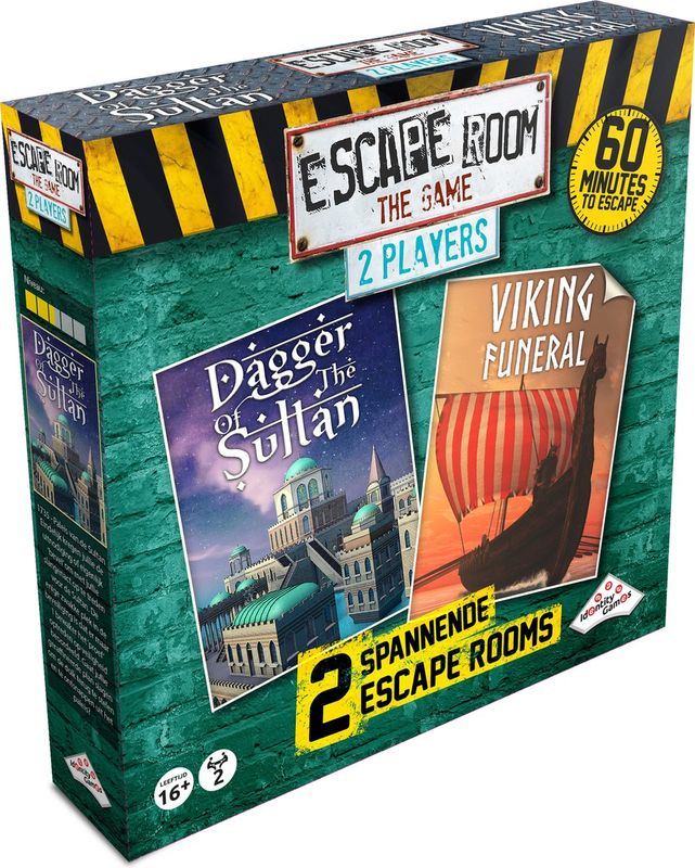 Escape Room The Game NL - 2 Spelers Editie: Dagger of the Sultan & Viking Funeral
