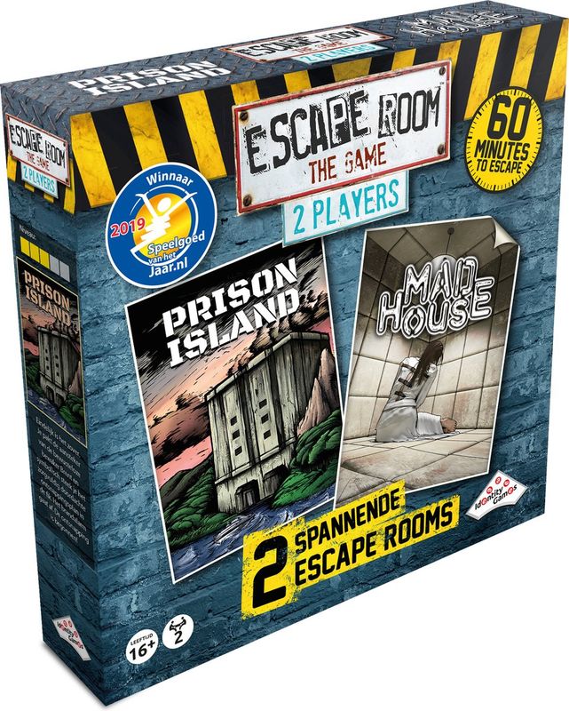 Escape Room The Game NL - 2 Spelers Editie: Prison Island & Mad House