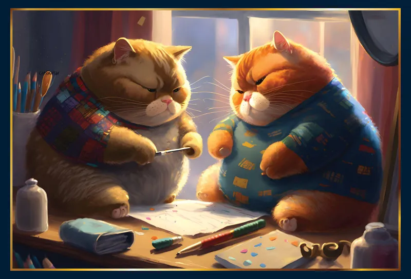 Puzzel - Fluffie Katten (1000 pcs)