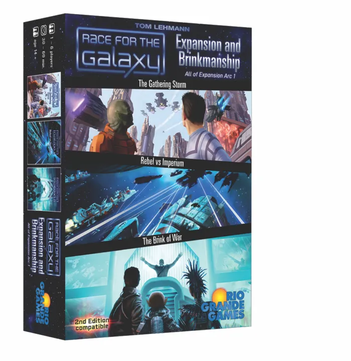 Race for the Galaxy EN: Expansion and Brinkmanship - The Combined 1st Arc Expansion Race for the Galaxy EN: Expansion and Brinkmanship - The Combined 1st Arc Expansion