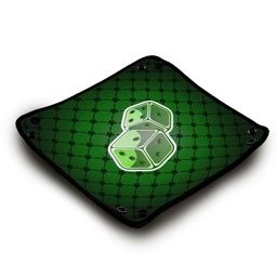 Dice Tray - Roller Green