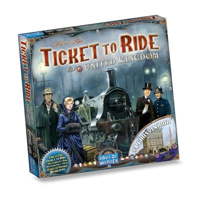 Ticket to Ride Map Collection 5: United Kingdom + Pennsylvania