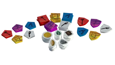 Pest EN: Wooden Tokens Set