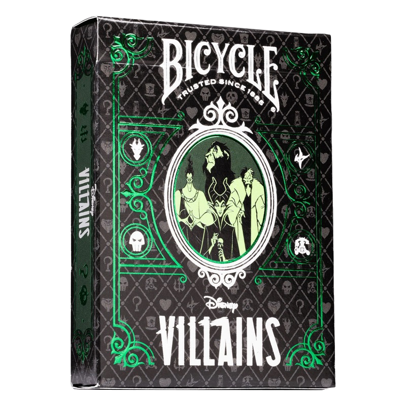 Bicycle Disney Villains Green & Purple