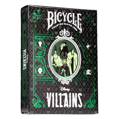 Bicycle Disney Villains Green & Purple