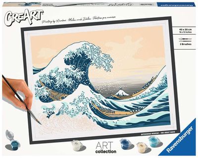 CreArt - Art Collection: The Great Wave by Katsushika Hokusai CreArt - Art Collection: The Great Wave by Katsushika Hokusai