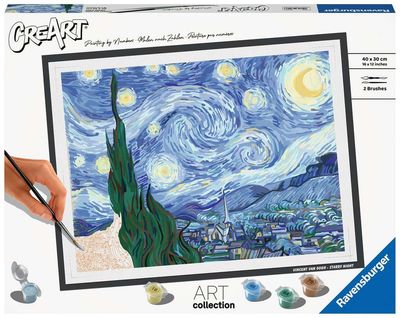 CreArt - Art Collection: Starry Night by Vincent van Gogh CreArt - Art Collection: Starry Night by Vincent van Gogh