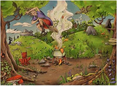 Puzzel - Bij de Bosheks (500 pcs)
