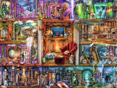 Puzzel - De grote Bibliotheek (1500 pcs)