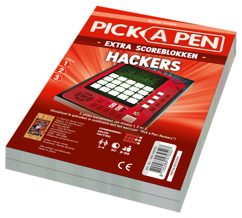 Pick a Pen Hackers: Scoreblokken