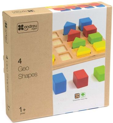 Andreu - 4 Geo Vormen puzzel