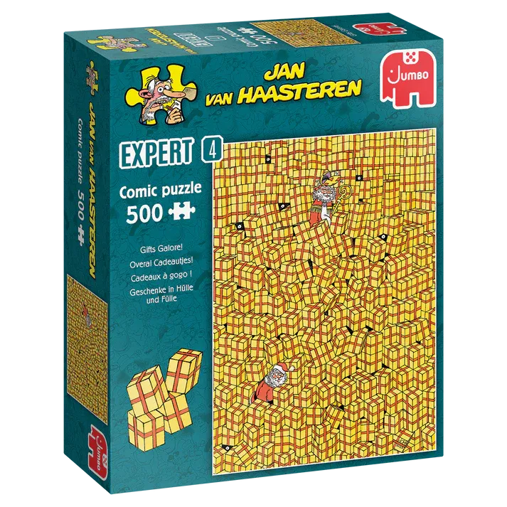 Puzzel - Jan van Haasteren Expert: Overal Cadeautjes (500 pcs)