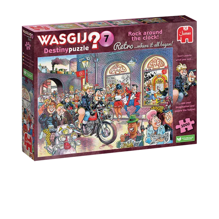 Puzzel - Wasgij Retro Destiny: Rock around the Clock! (1000 pcs)