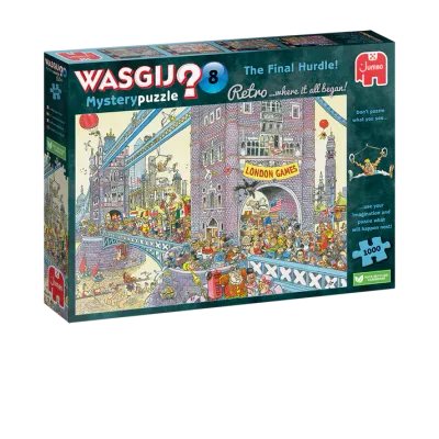Puzzel - Wasgij Retro Mystery: The Final Hurdle! (1000 pcs)