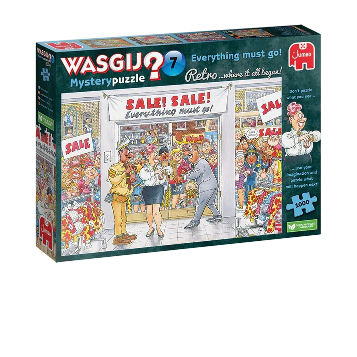 Puzzel - Wasgij Retro Mystery: Everything must go! (1000 pcs)