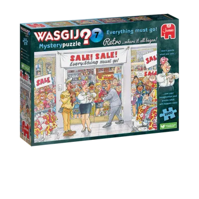 Puzzel - Wasgij Retro Mystery: Everything must go! (1000 pcs)