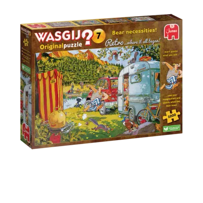 Puzzel - Wasgij Retro Original: Bear Necessities! (1000 pcs)