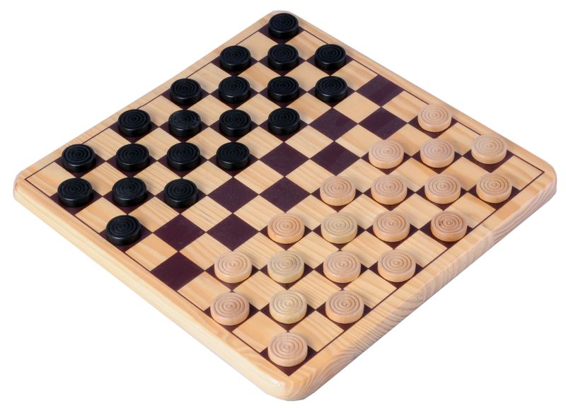 Engelhart - Houten Damspel Engelhart - Houten Damspel