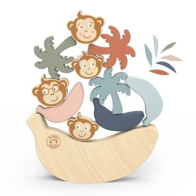Speedy Monkey - Balansspel Apenfamilie