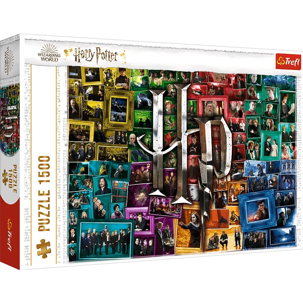 Puzzel - Harry Potter: Through the Movies (1500 pcs)