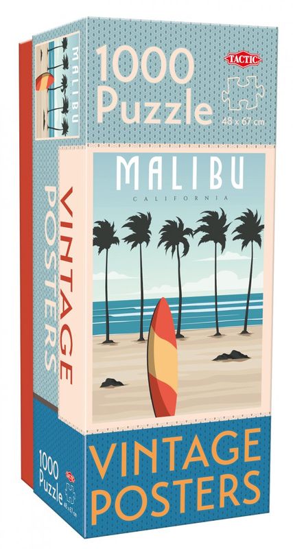 Puzzel - Vintage Cities: Malibu (1000 pcs)