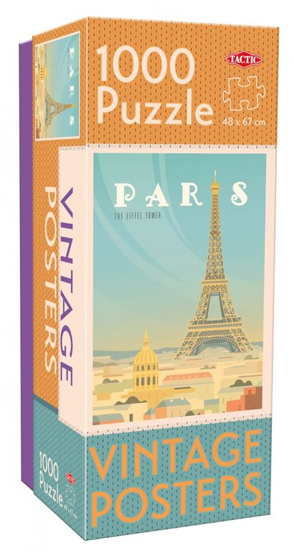 Puzzel - Vintage Cities: Paris (1000 pcs)