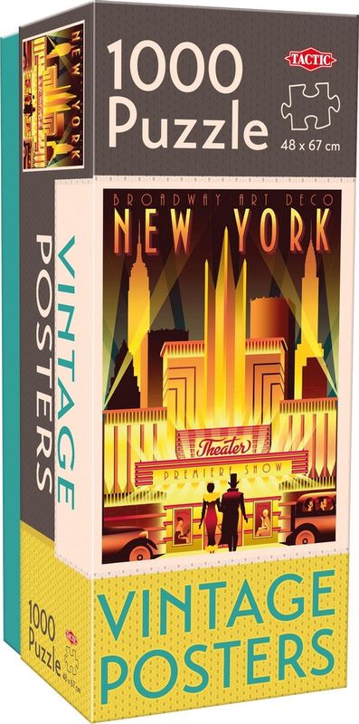 Puzzel - Vintage New York (1000 pcs)