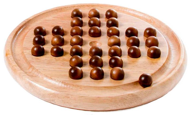 HOT Games - Solitair Wood 22 cm (houten kogels) HOT Games - Solitair Wood 22 cm (houten kogels)